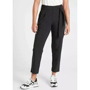 ATHLETA Black Skyline Paperbag II Athleisure Pant Size 6